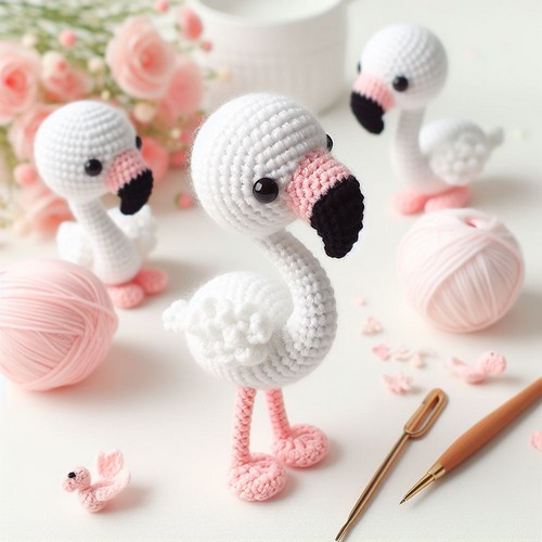 Baby Flamingo Amigurumi Pattern