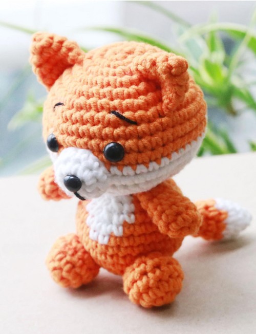 Crochet Amigurumi Baby Fox Pattern 
