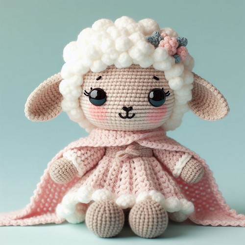 Crochet Amigurumi Doll In Sheep Costume Pattern