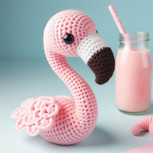 Crochet Amigurumi Flamingo Free Pattern