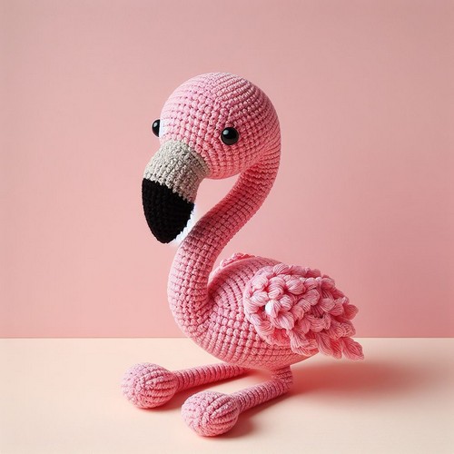 Crochet Amigurumi Flamingo Pattern Free