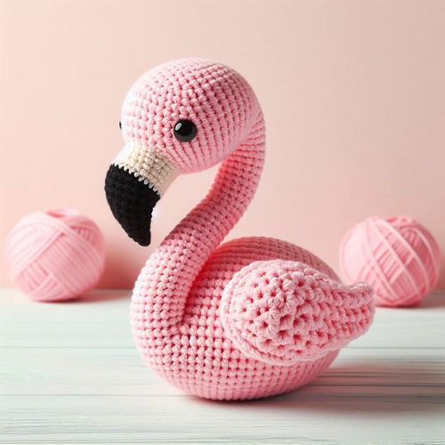 Crochet Amigurumi Flamingo Pattern