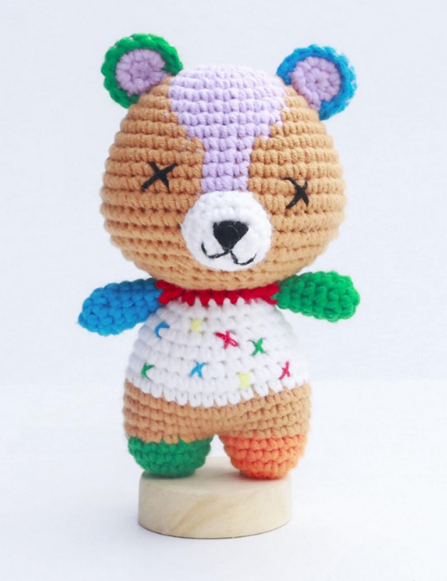 Crochet Amigurumi Stitches Bear Pattern
