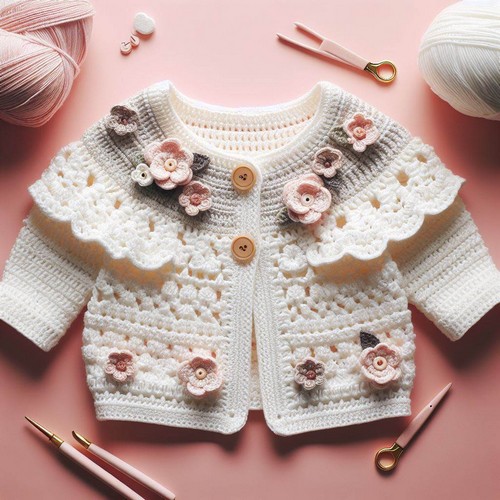 Crochet Baby Cardigan Free Pattern