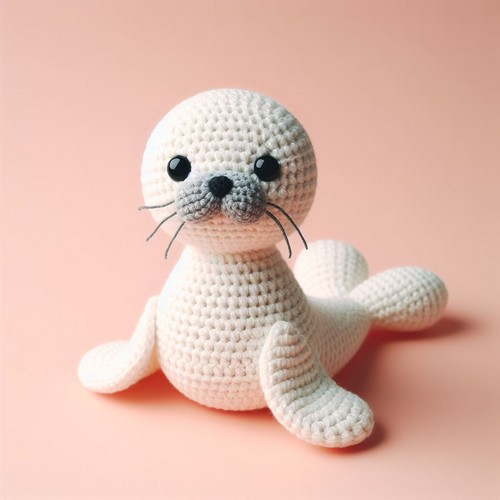 Crochet Baby Seal Amigurumi Pattern Free