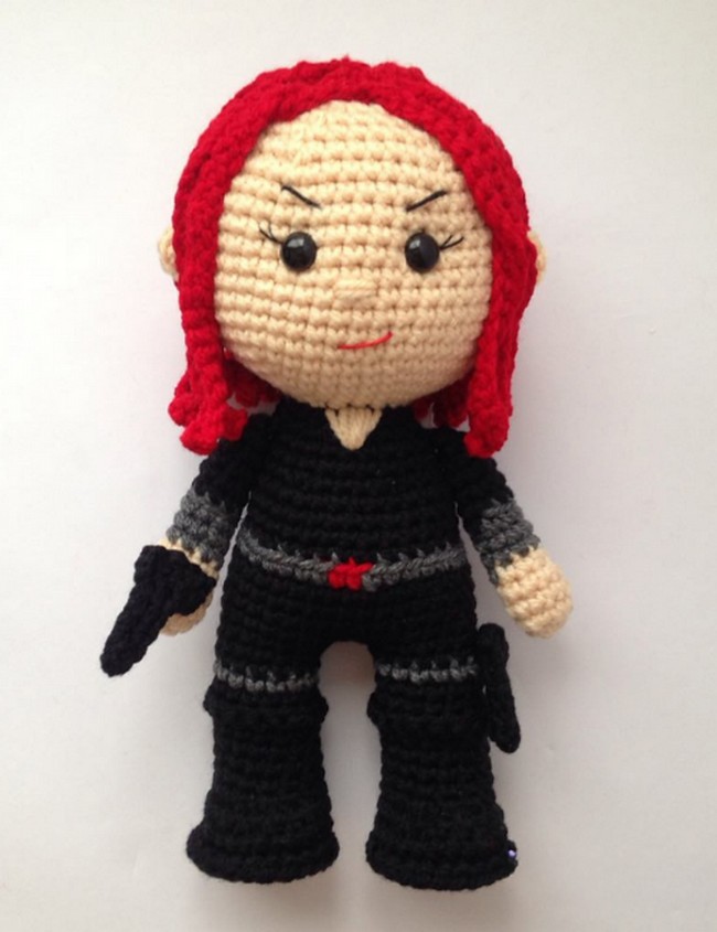 Crochet Black Widow Amigurumi Pattern