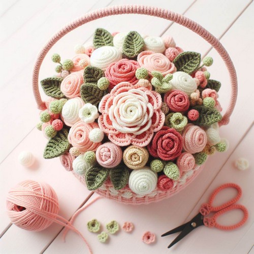 Crochet Bouquet Free Pattern