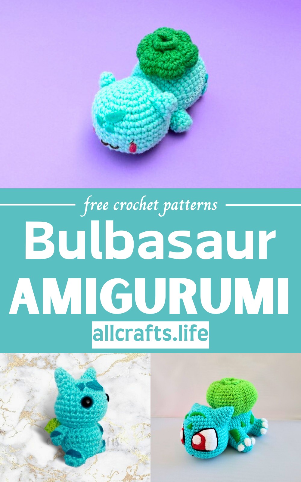 Crochet Bulbasaur Amigurumi Patterns