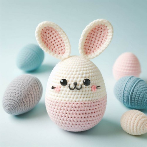 Crochet Bunny Egg Amigurumi