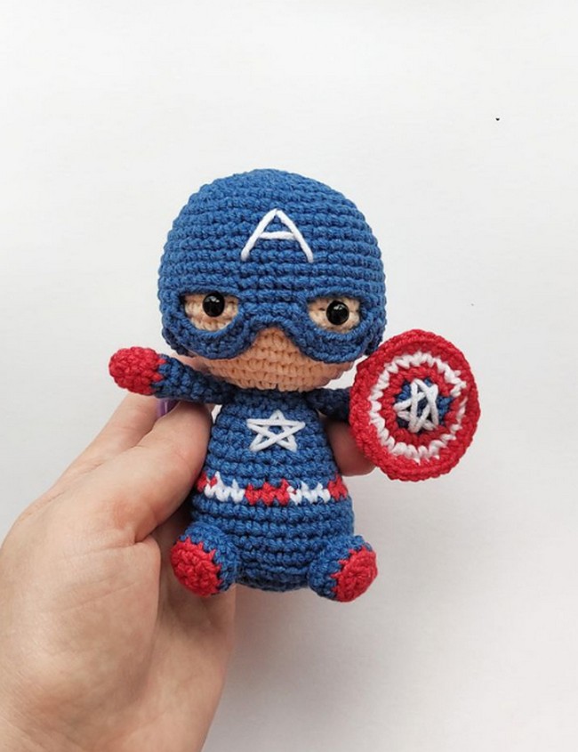 Crochet Captain America Pattern