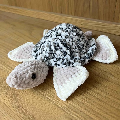 Crochet Chenille Sea Turtle Pattern