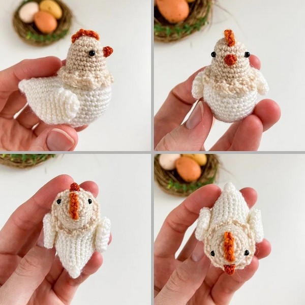 Free Crochet Chicken Pattern Amigurumi Style - All Crafts