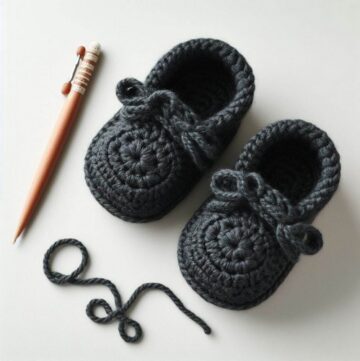Crochet Child Slippers Idea - All Crafts