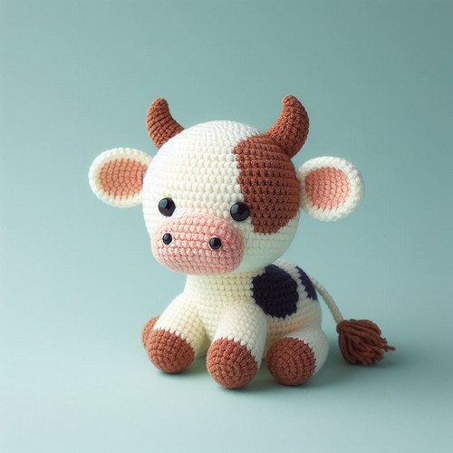 Crochet Cow Amigurumi Pattern