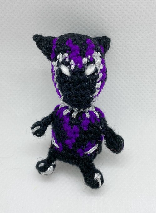 Crochet Cute Black Panther Amigurumi Pattern