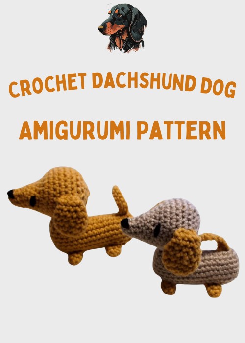 Crochet Dachshund Dog Amigurumi