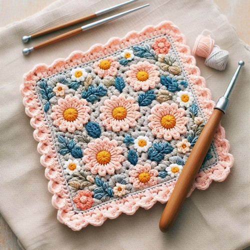 Crochet Dish Cloth Pattern Free