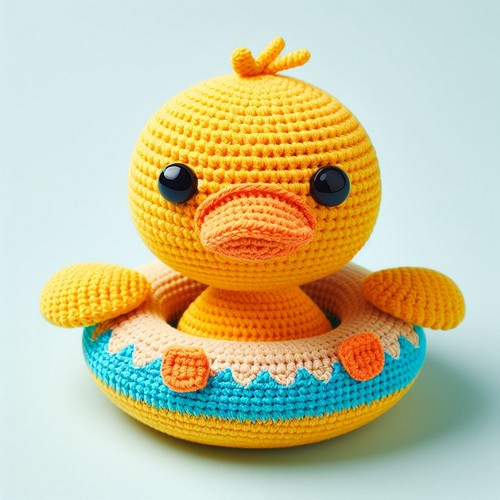 Crochet Duck Floaty Amigurumi Idea - All Crafts