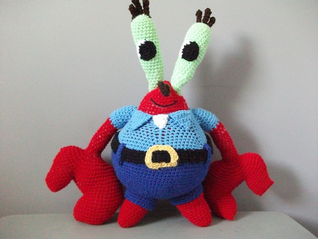 Crochet Easy Mr.krabs Pattern