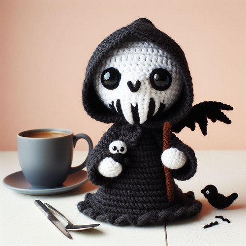 Crochet Grim Reaper Amigurumi Pattern