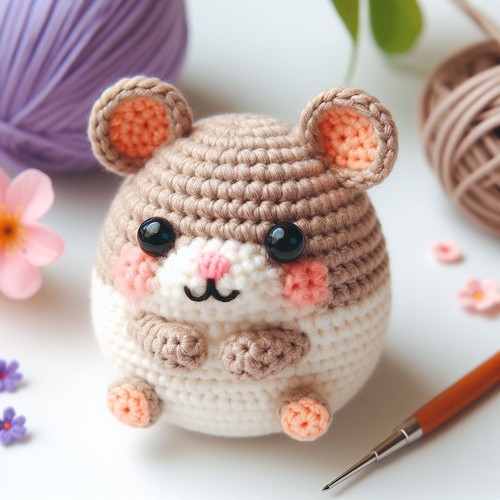 Crochet Hamster Amigurumi Pattern Free