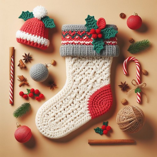 Crochet Holiday Stocking Pattern Free