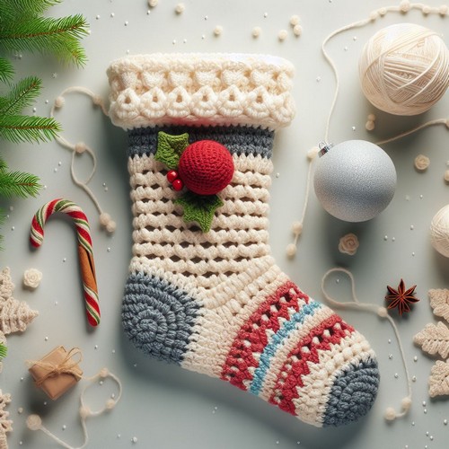 Crochet Holiday Stocking Pattern