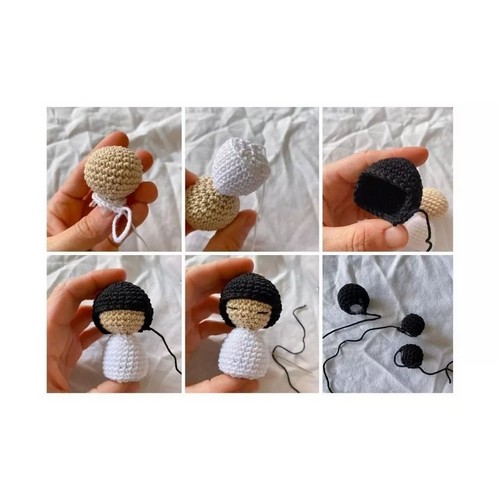 Crochet Kokeshi Dolls Pattern Free