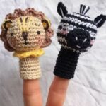 Crochet Leo And Zebra Finger Puppets Pattern