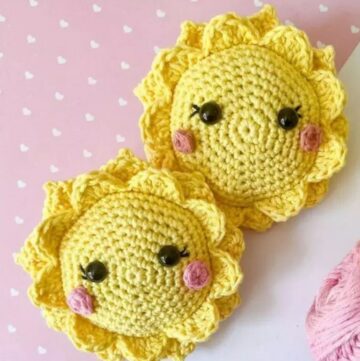 Crochet Little Suns Pattern