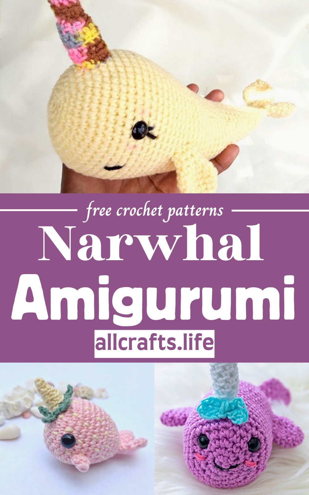 Crochet Narwhal Amigurumi Patterns