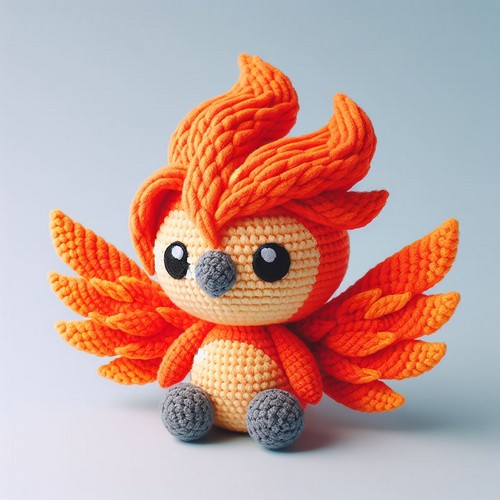 Crochet Nixy The Phoenix Amigurumi Pattern