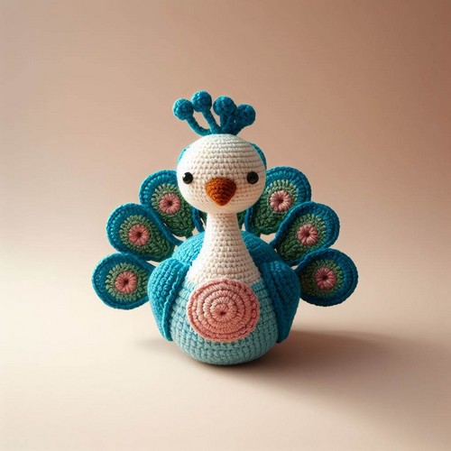 Crochet Peacock Amigurumi Pattern