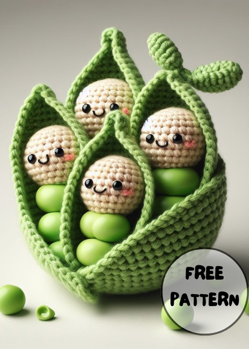 Crochet Peas In A Pod Amigurumi Idea All Crafts