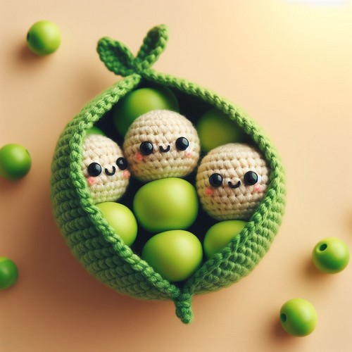 Crochet Peas In A Pod Amigurumi Idea All Crafts