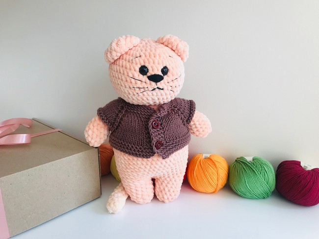 Crochet Plush Cat Doll Pattern