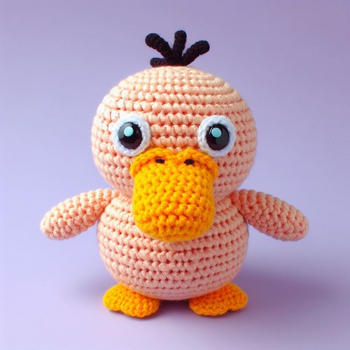 Crochet Psyduck Amigurumi Pattern Free