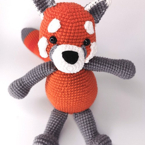 Crochet Ruben The Red Panda Pattern