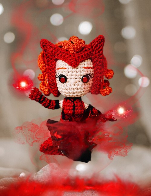 Crochet Scarlet Witch Pattern