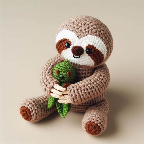 Crochet Sloth Amigurumi Pattern