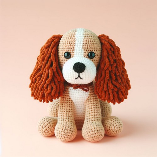 Crochet Spaniel Dog Amigurumi