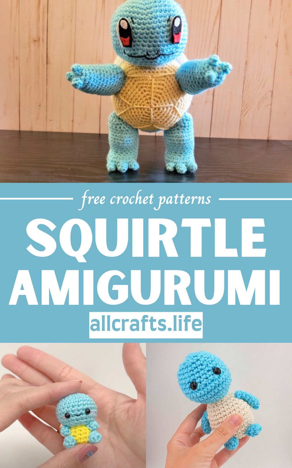 Crochet Squirtle Amigurumi Patterns