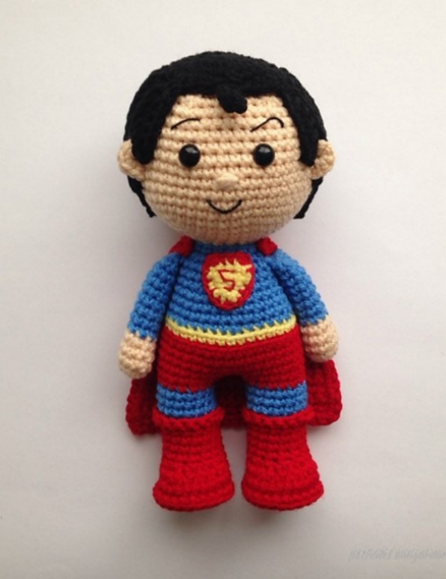 Crochet Superman Amigurumi Pattern