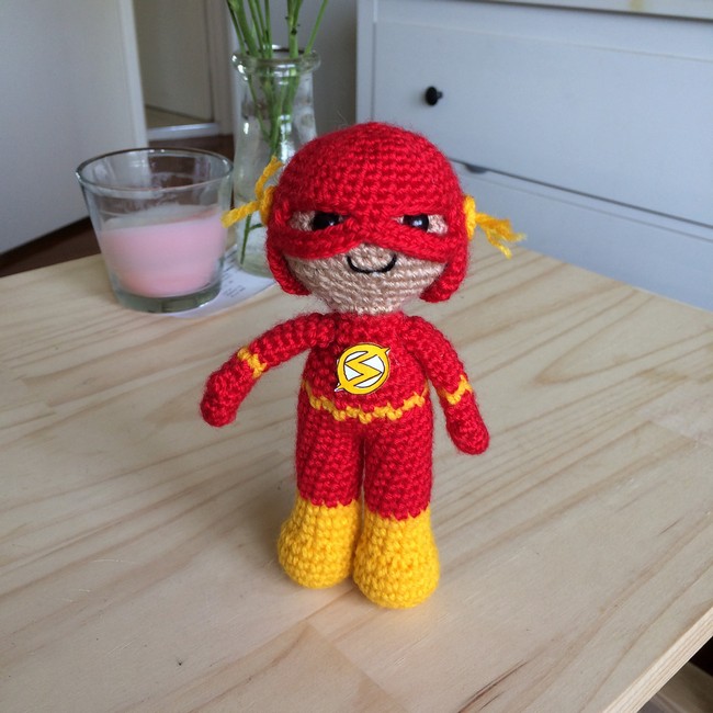 Crochet The Flash Amigurumi Pattern