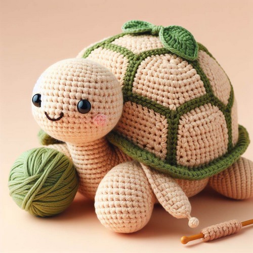 Crochet Tortoise Amigurumi Pattern