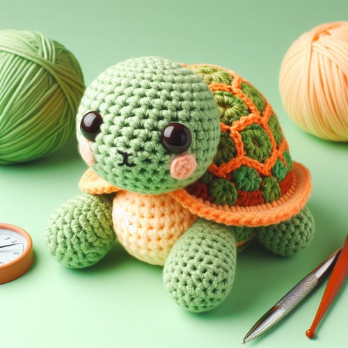 Crochet Turtle Amigurumi Pattern