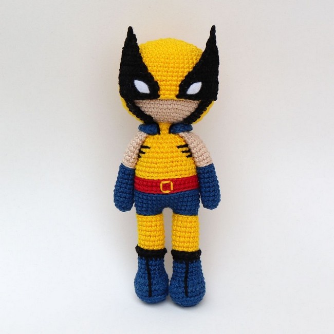 Crochet Wolverine Amigurumi Doll Pattern
