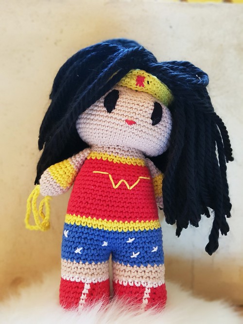 Crochet Wonder Woman Doll Pattern