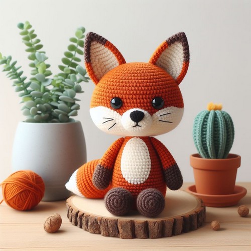 Foxie Fox Amigurumi Crochet Pattern