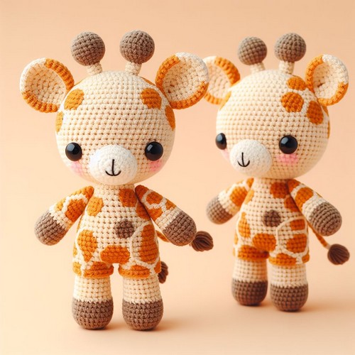 Free Amigurumi Doll In Giraffe Outfit Pattern